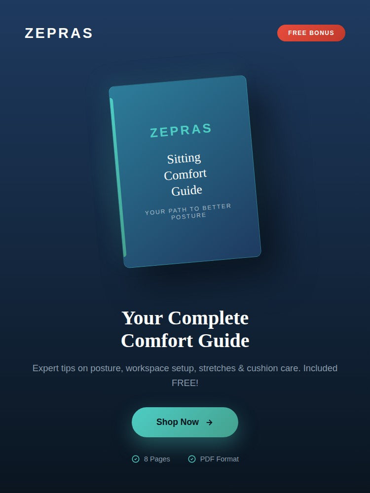 Sitting comfort guide